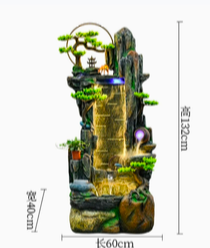 Montaña Viva — Fuente de Roca con Cascada LED