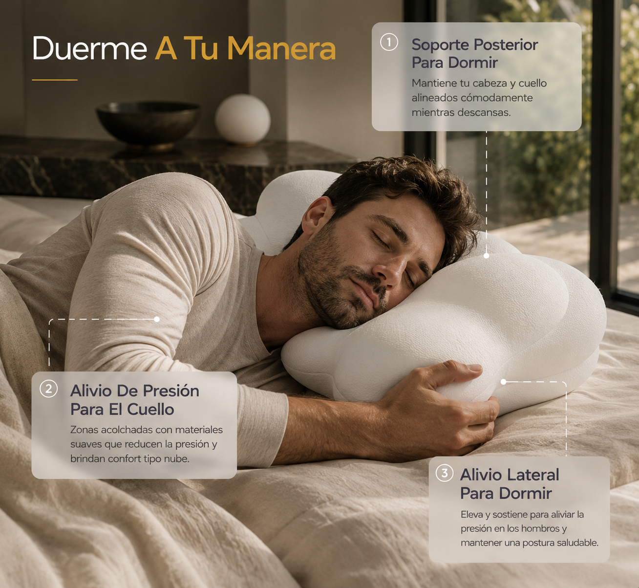 Sleep Cloud — Almohada de Memoria Cervical