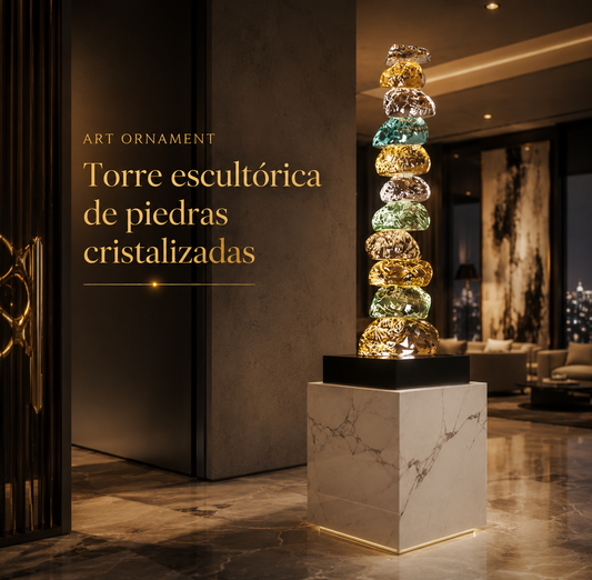 GoodLuck — Torre de Piedras Cristalizadas Feng Shui