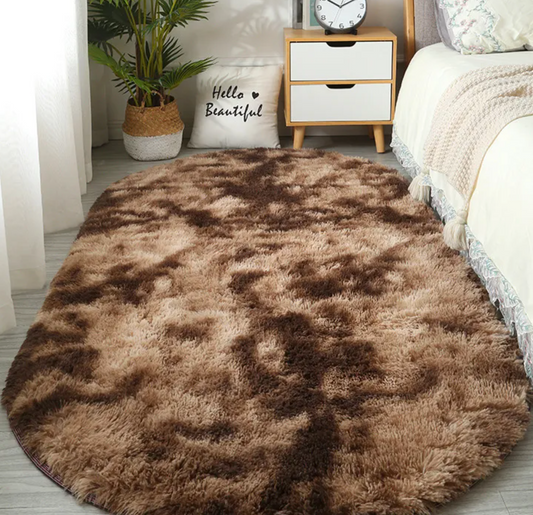 Alfombra pie de cama — Ultra suave Textura Peluche
