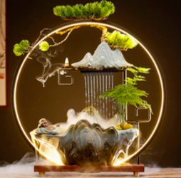 Manantial natural — Fuente Zen Buda con Humidificador