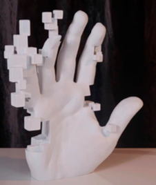 Deshumanización — Escultura de Mano fragmentada