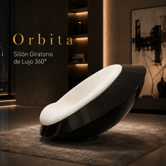 Orbita — Sillón Giratorio de Lujo 360°