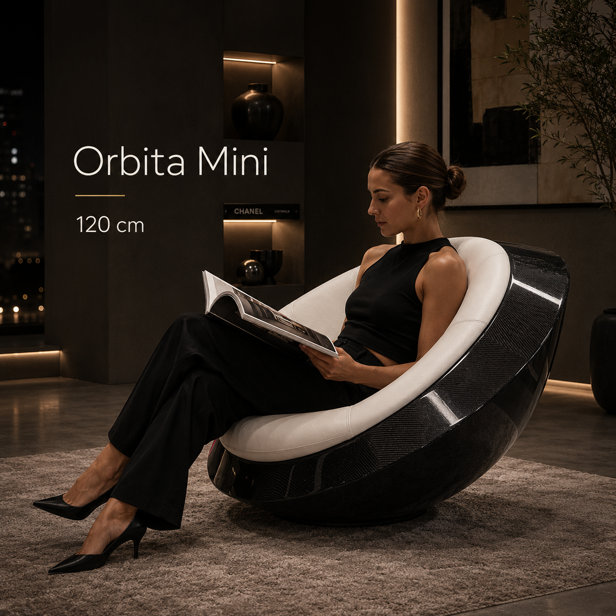 Orbita — Sillón Giratorio de Lujo 360°