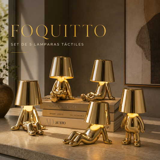 Foquitto - Set de 5 lamparas táctiles