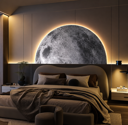 Media Luna — Aplique Decorativo LED Semicircular